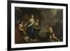 Odysseus and Nausicaa, Joachim Von Sandrart-Joachim Von Sandrart-Framed Art Print