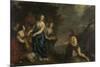 Odysseus and Nausicaa, Joachim Von Sandrart-Joachim Von Sandrart-Mounted Art Print