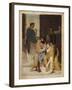 Odysseus Recognized by His Nurse Eurycleia (Sketch)-Gustave Clarence Rodolphe Boulanger-Framed Giclee Print