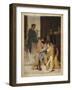 Odysseus Recognized by His Nurse Eurycleia (Sketch)-Gustave Clarence Rodolphe Boulanger-Framed Giclee Print