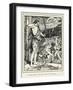 Odysseus Shoots the First Arrow at the Suitors-Henry Justice Ford-Framed Art Print