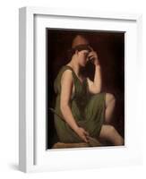 Odysseus, Study For the Apotheosis of Homer, c.1850-Jean-Auguste-Dominique Ingres-Framed Giclee Print