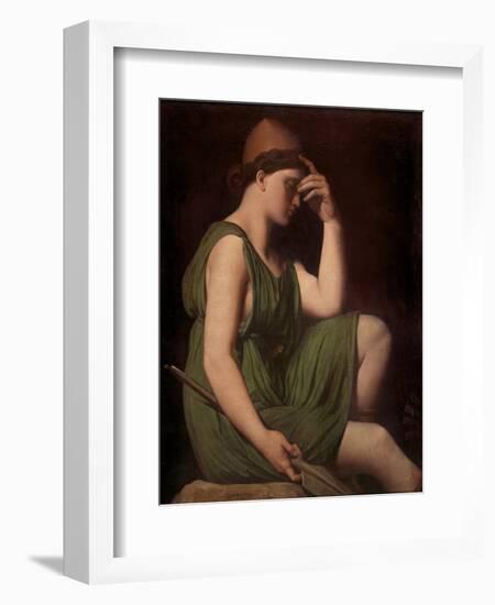 Odysseus, Study For the Apotheosis of Homer, c.1850-Jean-Auguste-Dominique Ingres-Framed Giclee Print