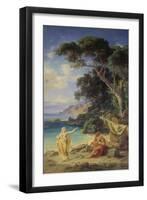 Odysseus Taking Leave of Calypso, 1864-Fredrich Preller-Framed Giclee Print