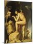 Oedipe explique l'énigme du Sphinx-Jean-Auguste-Dominique Ingres-Mounted Giclee Print