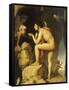 Oedipe explique l'énigme du Sphinx-Jean-Auguste-Dominique Ingres-Framed Stretched Canvas