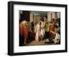 Oedipus and Antigone or the Plague of Thebes-Charles Francois Jalabert-Framed Giclee Print