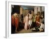 Oedipus and Antigone or the Plague of Thebes-Charles Francois Jalabert-Framed Giclee Print