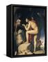 Oedipus and Sphinx (Edipe Explique L'Énigme Du Sphinx)-Jean-Auguste-Dominique Ingres-Framed Stretched Canvas