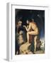 Oedipus and Sphinx (Edipe Explique L'Énigme Du Sphinx)-Jean-Auguste-Dominique Ingres-Framed Art Print