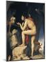 Oedipus and Sphinx (Edipe Explique L'Énigme Du Sphinx)-Jean-Auguste-Dominique Ingres-Mounted Art Print