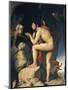 Oedipus and Sphinx (Edipe Explique L'Énigme Du Sphinx)-Jean-Auguste-Dominique Ingres-Mounted Art Print