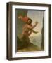 Oedipus and the Sphinx, 1808-Jean Auguste Dominique Ingres-Framed Giclee Print