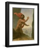 Oedipus and the Sphinx, 1808-Jean Auguste Dominique Ingres-Framed Giclee Print