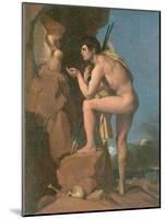 Oedipus and the Sphinx, C.1826-Jean-Auguste-Dominique Ingres-Mounted Giclee Print