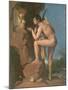 Oedipus and the Sphinx, C.1826-Jean-Auguste-Dominique Ingres-Mounted Giclee Print