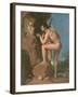 Oedipus and the Sphinx, C.1826-Jean-Auguste-Dominique Ingres-Framed Giclee Print