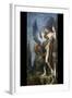 Oedipus and the Sphinx-Gustave Moreau-Framed Art Print