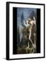 Oedipus and the Sphinx-Gustave Moreau-Framed Art Print