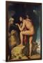 Oedipus and the Sphinx-Jean-Auguste-Dominique Ingres-Framed Art Print