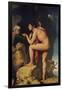 Oedipus and the Sphinx-Jean-Auguste-Dominique Ingres-Framed Art Print