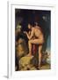 Oedipus and the Sphinx-Jean-Auguste-Dominique Ingres-Framed Art Print