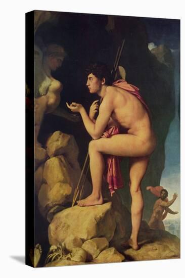 Oedipus and the Sphinx-Jean-Auguste-Dominique Ingres-Stretched Canvas