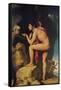 Oedipus and the Sphinx-Jean-Auguste-Dominique Ingres-Framed Stretched Canvas