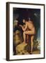 Oedipus and the Sphinx-Jean-Auguste-Dominique Ingres-Framed Art Print