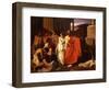 Oedipus, Blind after Plucking out his Eyes, with his Daughter Antigone-Ernest Hillemacher-Framed Giclee Print