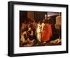 Oedipus, Blind after Plucking out his Eyes, with his Daughter Antigone-Ernest Hillemacher-Framed Giclee Print