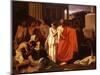 Oedipus, Blind after Plucking out his Eyes, with his Daughter Antigone-Ernest Hillemacher-Mounted Giclee Print