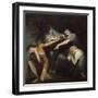 Oedipus Cursing His Son, Polynices, 1786-Henry Fuseli-Framed Giclee Print