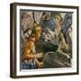 Oedipus Encountering the Sphinx-Payne-Framed Giclee Print