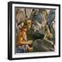 Oedipus Encountering the Sphinx-Payne-Framed Giclee Print