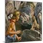 Oedipus Encountering the Sphinx-Payne-Mounted Giclee Print