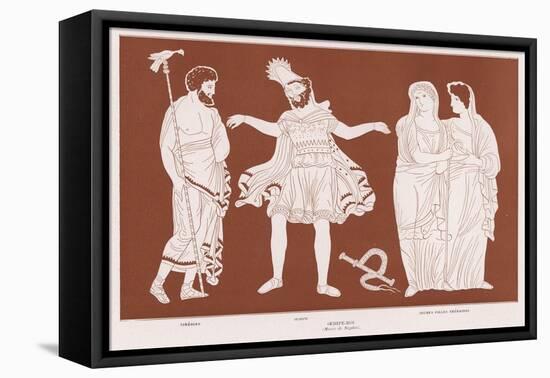 Oedipus Rex, Oedipus Realises the Horror of the Crimes He Has Unwittingly Committed-null-Framed Stretched Canvas