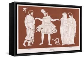 Oedipus Rex, Oedipus Realises the Horror of the Crimes He Has Unwittingly Committed-null-Framed Stretched Canvas