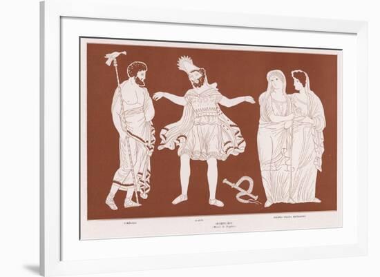 Oedipus Rex, Oedipus Realises the Horror of the Crimes He Has Unwittingly Committed-null-Framed Art Print