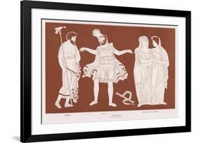 Oedipus Rex, Oedipus Realises the Horror of the Crimes He Has Unwittingly Committed-null-Framed Art Print