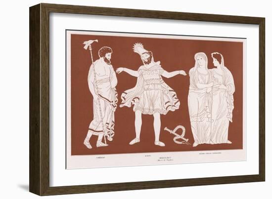 Oedipus Rex, Oedipus Realises the Horror of the Crimes He Has Unwittingly Committed-null-Framed Art Print