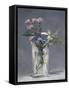 Oeillets et clématites dans un vase de cristal-Edouard Manet-Framed Stretched Canvas