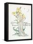 Oenothera Missouriensis-Walter Crane-Framed Stretched Canvas