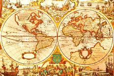 World Antique Map-oersin-Laminated Art Print