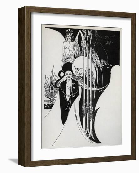 Of a Neophyte and How the Black Art Was Revealed Unto Him', 1899-Aubrey Beardsley-Framed Giclee Print