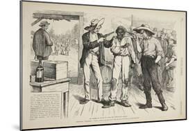 Of Course He Wants to Vote the Democratic Ticket, 1876-Arthur Burdett Frost-Mounted Giclee Print