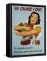 Of Course I Can! War Production Poster-Dick Williams-Framed Stretched Canvas