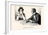 Of Course You Can Tell Fortunes With Cards-Charles Dana Gibson-Framed Art Print