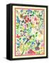 Of Hummingbirds and Butterflies-Isabelle Brent-Framed Stretched Canvas