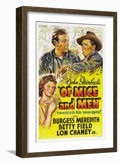 Of Mice and Men, 1939-null-Framed Giclee Print